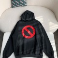 「#3539」Balenciaga monogram print hooded sweatshirt