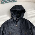 「#3540」Louis Vuitton Hooded Denim Jackets