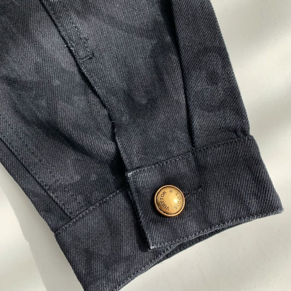 Louis Vuitton Hooded Denim Jackets