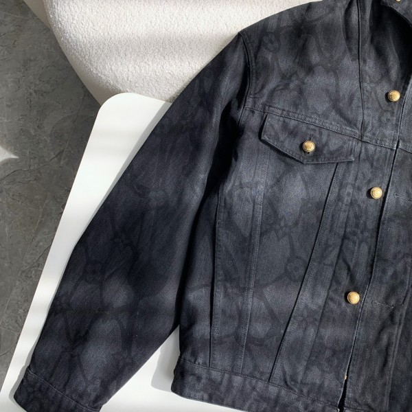 Louis Vuitton Hooded Denim Jackets