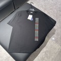 「#3542」Dior24ss rainbow letter round neck short sleeve