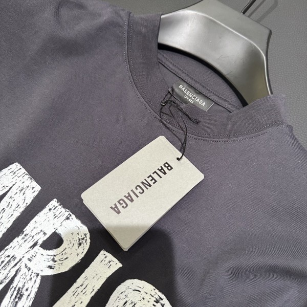 Balenciaga 24ss sunset coconut tree tower short sleeve