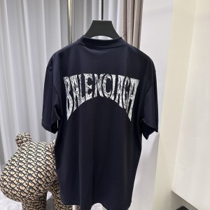 「#3543」Balenciaga 24ss sunset coconut tree tower short sleeve