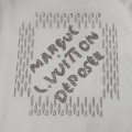 「#3544」Louis Vuitton 24ss pearl lettering embroidered round neck T-shirt
