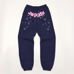 「#3547」Sp5der black v2 sweatpants