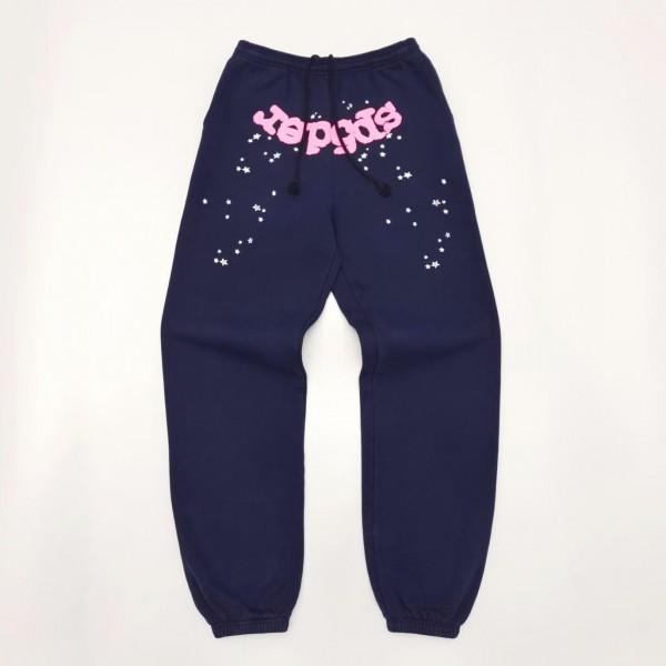 「#3547」Sp5der black v2 sweatpants