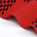 「#3560」Louis Vuitton 24fw black and red checkered jacquard crew neck sweater