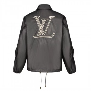 「#3561」Louis Vuitton 24ss nautical collection transparent drawstring jacket with embroidered logo