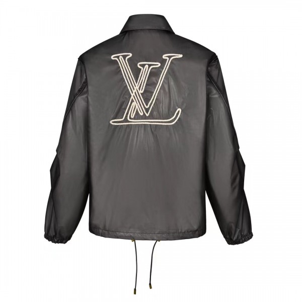 Louis Vuitton 24ss nautical collection transparent drawstring jacket with embroidered logo