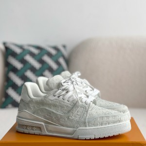 「#3566」 LOUIS VUITTON TRAINER SNEAKERS