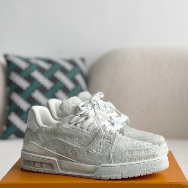「#3566」 LOUIS VUITTON TRAINER SNEAKERS