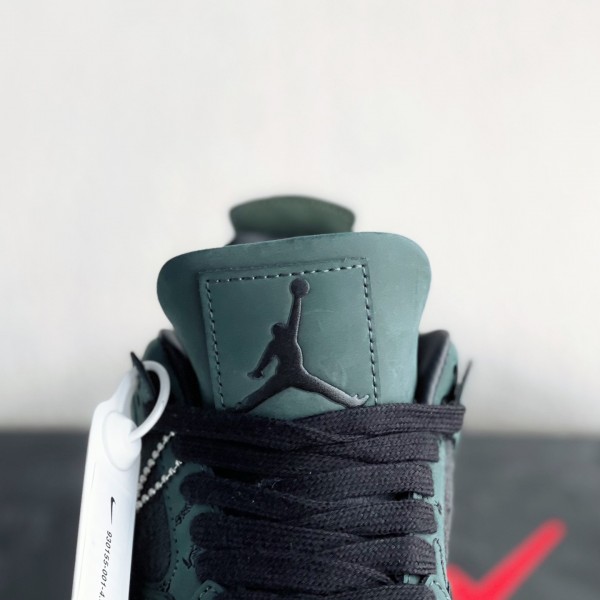 Jordan Air Jordan 4 retro kaws suede lightweight wear-resistant non-slip mid-top