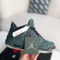 「#3573」Jordan Air Jordan 4 retro kaws suede lightweight wear-resistant non-slip mid-top