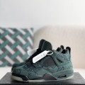 「#3573」Jordan Air Jordan 4 retro kaws suede lightweight wear-resistant non-slip mid-top