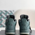 「#3573」Jordan Air Jordan 4 retro kaws suede lightweight wear-resistant non-slip mid-top