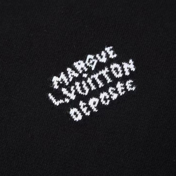 Louis Vuitton monogrammed wool bottoming sweater