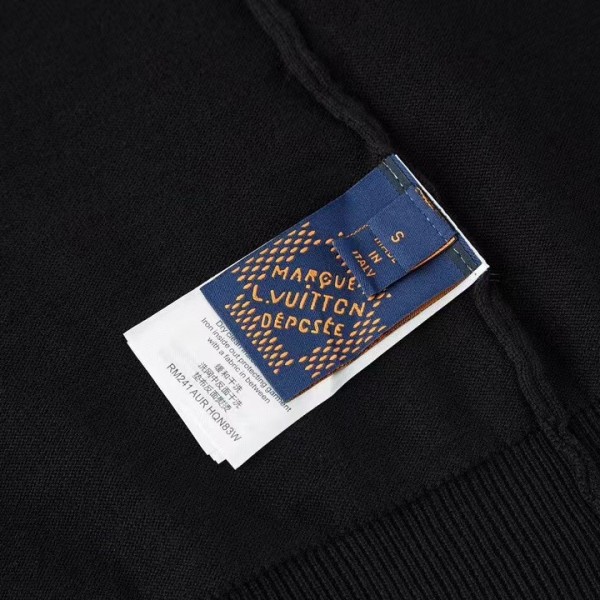 Louis Vuitton monogrammed wool bottoming sweater