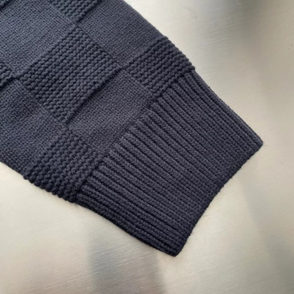 Louis Vuitton Block Check Jacquard Sweater