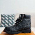 「#3581」louis vuitton & timberland Black bootsMartin bootsboots