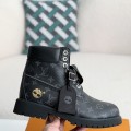 「#3581」louis vuitton & timberland Black bootsMartin bootsboots