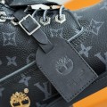「#3581」louis vuitton & timberland Black bootsMartin bootsboots