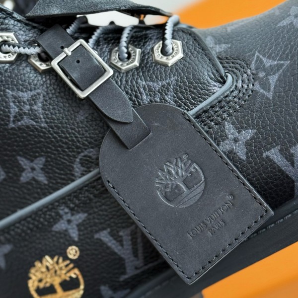 louis vuitton & timberland Black bootsMartin bootsboots