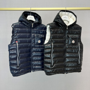 「#3585」Moncler Early Fall Ragot Series Breathable Hooded Vest Jacket
