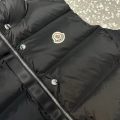 「#3587」Moncler FW2023 Logo Logo Stand Collar Zipper Sleeveless Vest