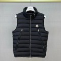 「#3592」Moncler new albyt oblique zipper hidden hood stand collar vest