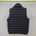 「#3592」Moncler new albyt oblique zipper hidden hood stand collar vest