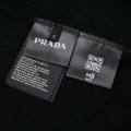 「#3594」PRADA leather label fleece hoodie