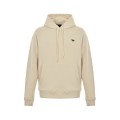 「#3595」PRADA Apricot triangle logo hooded sweatshirt
