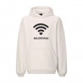 「#3596」Balenciaga heart print hooded sweatshirt
