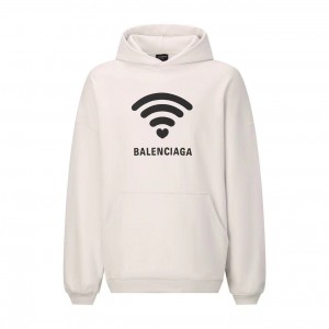 「#3596」Balenciaga heart print hooded sweatshirt