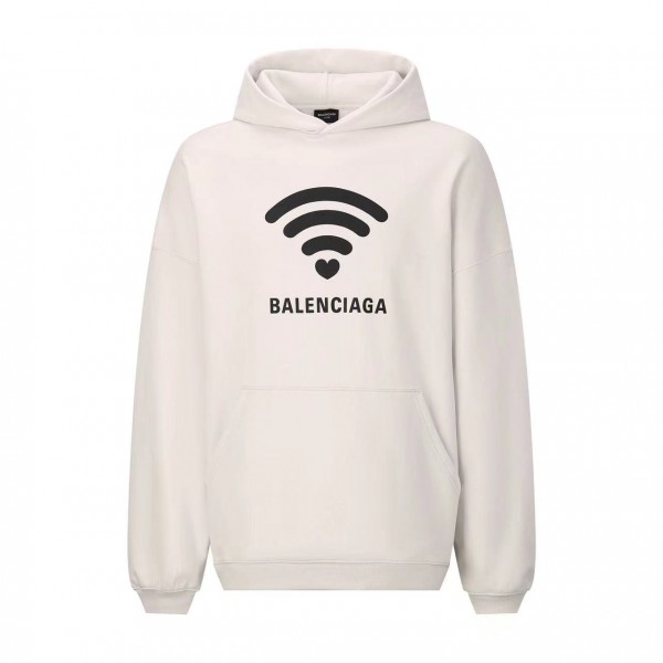 「#3596」Balenciaga heart print hooded sweatshirt