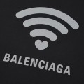 「#3596」Balenciaga heart print hooded sweatshirt
