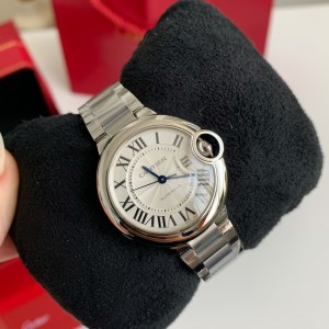 「#3600」Cartier Blue Balloon Log ladies wristwatch, dial 33mm