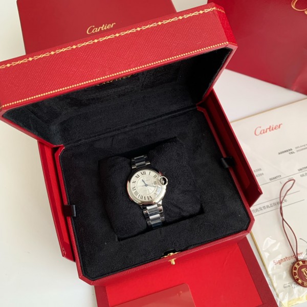 Cartier Blue Balloon Log ladies wristwatch, dial 33mm