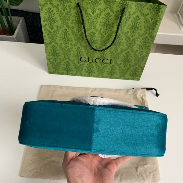 Gucci Marmont Series of Cashmere cross-body bag Size：26*15*7cm