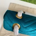 「#3602」Gucci Marmont Series of Cashmere cross-body bag Size：26*15*7cm