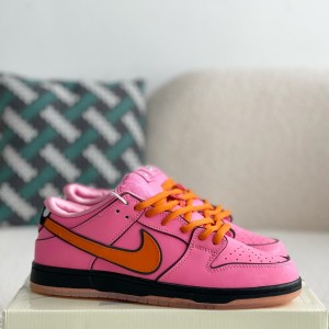 「#3606」Nike Dunk x Powerpuff Girls SB Joint The Powerpuff Girls Casual sneakers