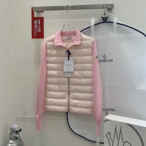 「#3625」MONCLER Autumn and Winter New Women's Knitted Down Sweater