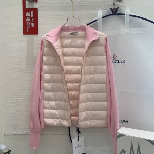 「#3625」MONCLER Autumn and Winter New Women's Knitted Down Sweater