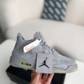 「#3632」Jordan Air Jordan 4 retro kaws suede lightweight wear-resistant non-slip mid-top