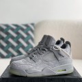 「#3632」Jordan Air Jordan 4 retro kaws suede lightweight wear-resistant non-slip mid-top