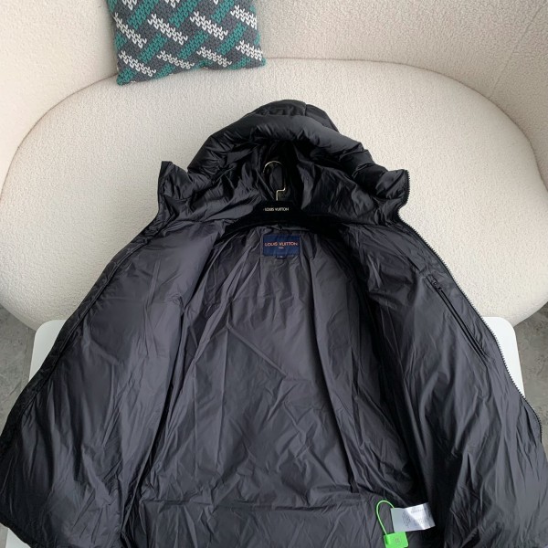 Louis Vuitton logo labeled down jacket