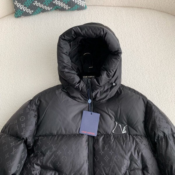 Louis Vuitton logo labeled down jacket