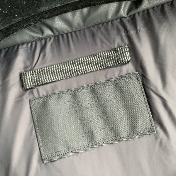 Prada white goose down vest