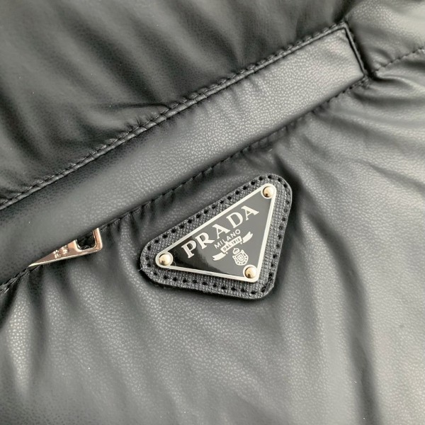 Prada white goose down vest