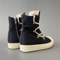 「#3658」Rick Owens DRKSHDW Black canvas pentagram